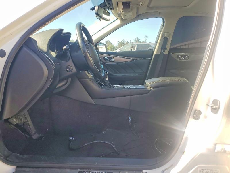 2017 Infiniti Q50 VIN JN1EV7AP1HM731426 COPART salvage auction — FRONT END, Ca - Salvage Certificate, sold $1,400 on 2026-07-22 (photo 7)