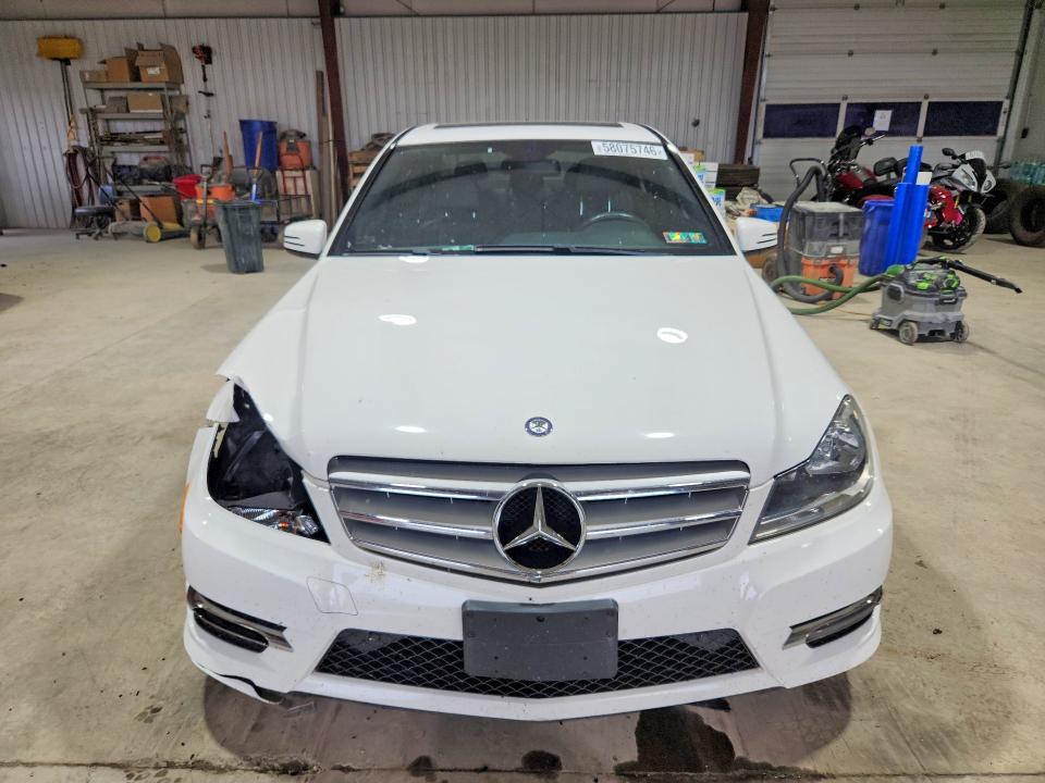 2013 Mercedes-benz VIN WDDGF8AB4DR295607 COPART salvage auction — FRONT END, Pa - Certificate Of Salvage, sold $1,900 on 2026-07-17 (photo 5)