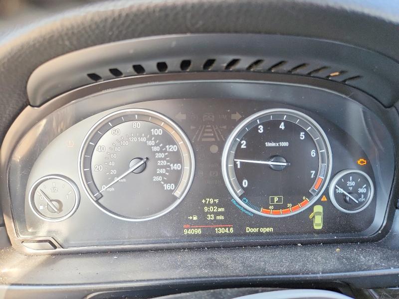 2013 BMW VIN WBAFR7C52DC829458 COPART salvage auction — WATER/FLOOD, Ny - Mv907A-Flood Salvage, sold $2,700 on 2026-08-03 (photo 9)
