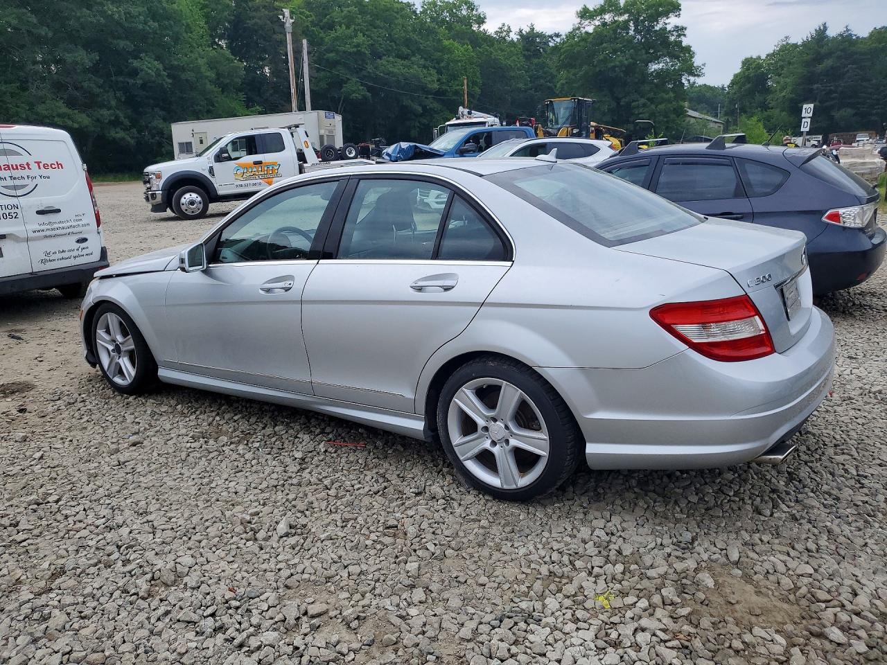 2010 Mercedes-Benz C-Class VIN WDDGF8BBXAR119767 COPART salvage auction — Minor Dent/Scratches, ME - CERTIFICATE OF TITLE, sold $1,350 on 2026-07-01 (photo 2)