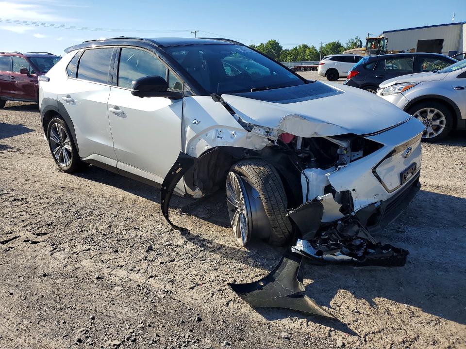 2024 Subaru Solterra VIN JTMABABA0RA085410 COPART salvage auction — FRONT END, NY - MV-907A SALVAGE CERTIFICATE, sold $8,800 on 2026-07-27 (photo 4)