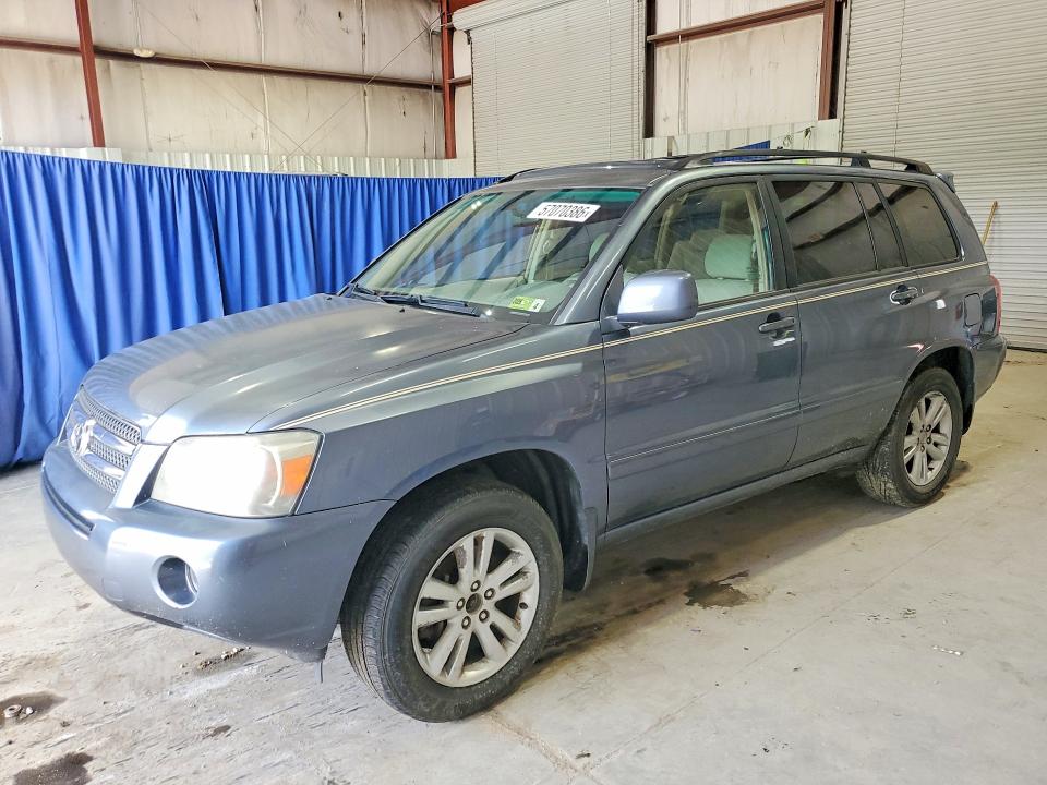 2006 Toyota Highlander VIN JTEDW21A660006070 COPART salvage auction — REAR END, Wv - Certificate Of Title, sold $700 on 2026-07-21 (photo 1)