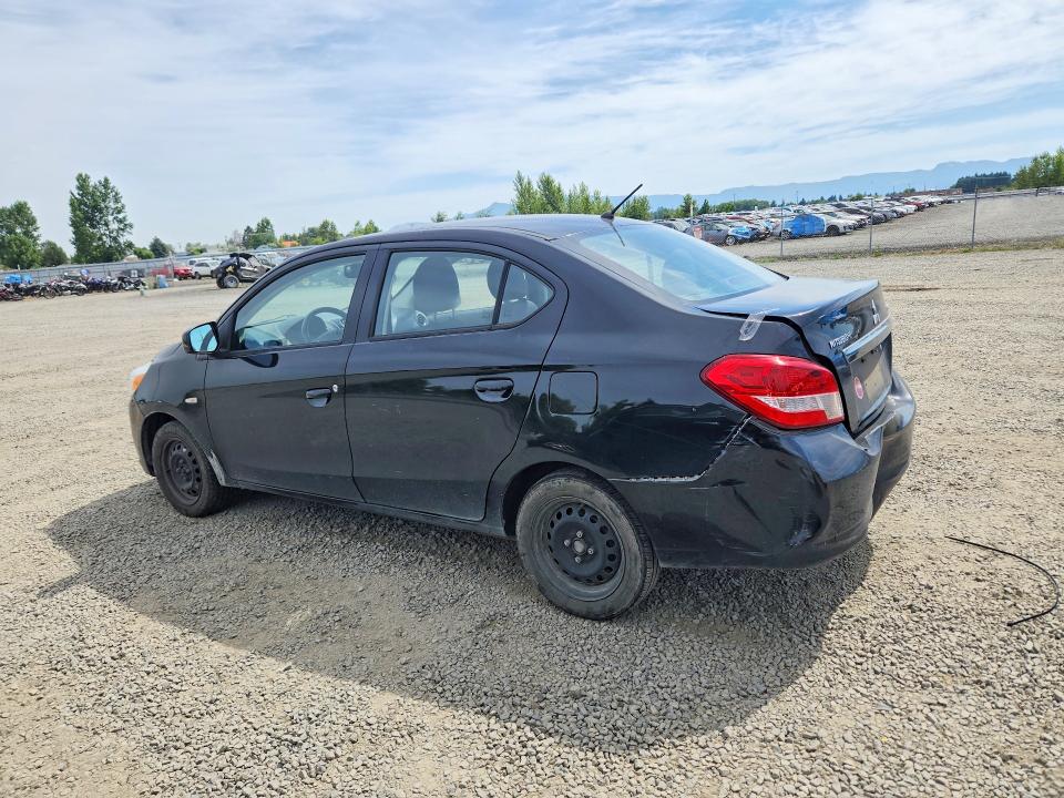 2017 Mitsubishi VIN ML32F3FJ7HHF14584 COPART salvage auction — REAR END, Or - Salvage Title Certificate, sold $200 on 2026-07-28 (photo 2)