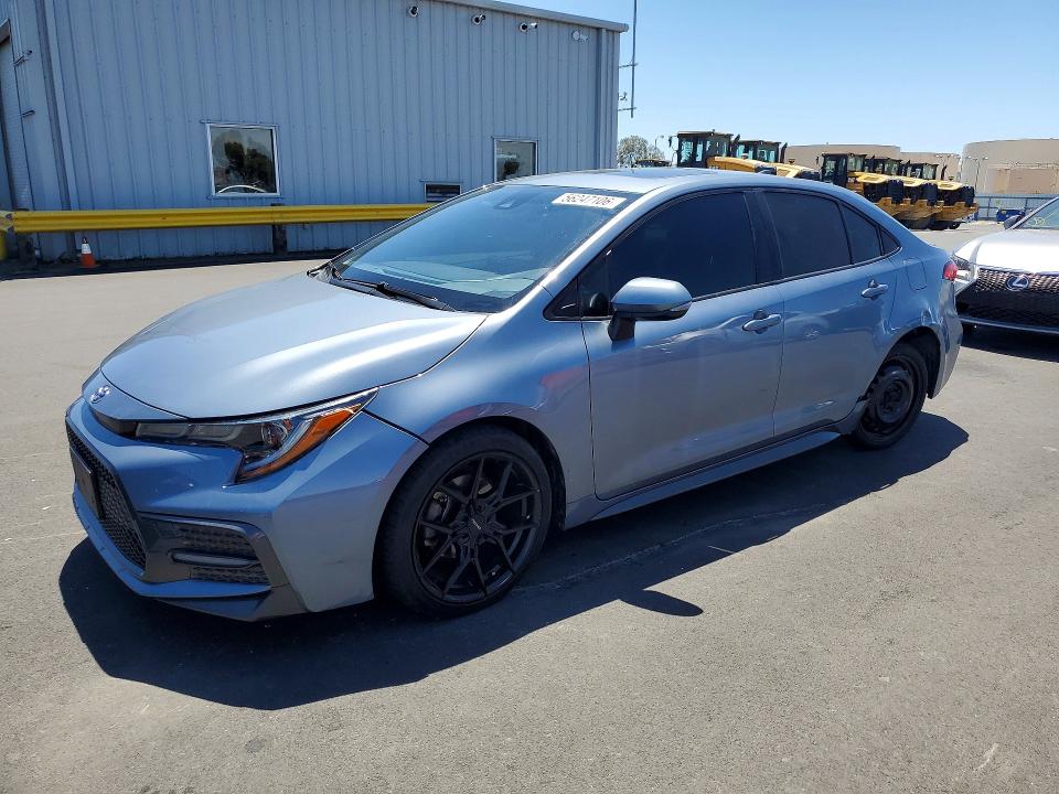 2022 Toyota VIN JTDP4MCE4NJ084939 COPART salvage auction — REAR END, Ca - Salvage Certificate, sold $6,400 on 2026-07-22 (photo 1)