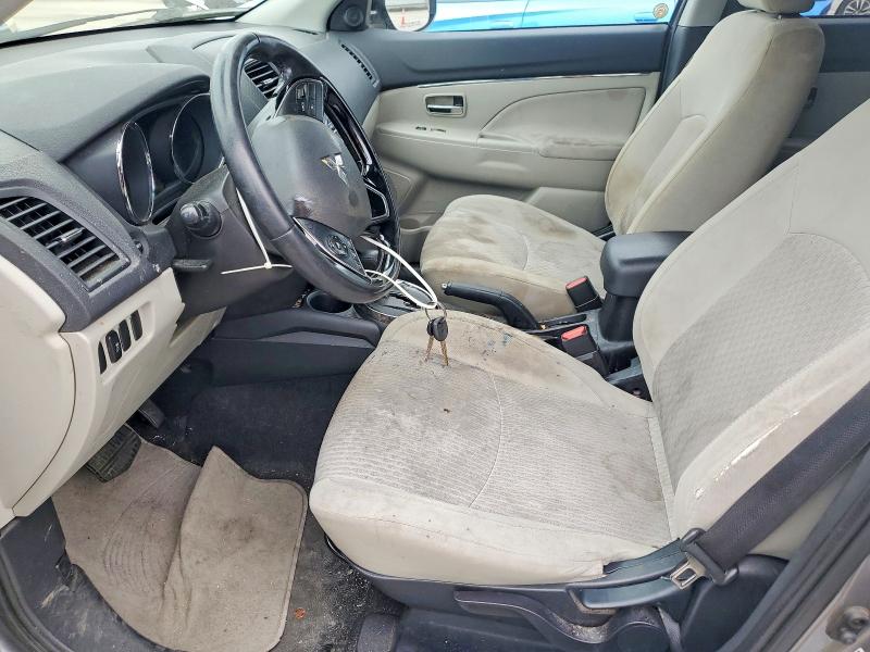 2017 Mitsubishi Outlander sport VIN JA4AP3AU4HZ026685 COPART salvage auction — FRONT END, Tx - Salvage Vehicle Title, sold $1,850 on 2026-07-27 (photo 7)