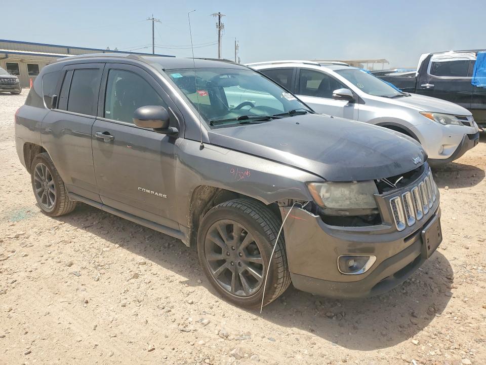 2014 Jeep Compass VIN 1C4NJCCB2ED794288 COPART salvage auction — FRONT END, Tx - Salvage Vehicle Title, sold $1,100 on 2026-07-09 (photo 4)