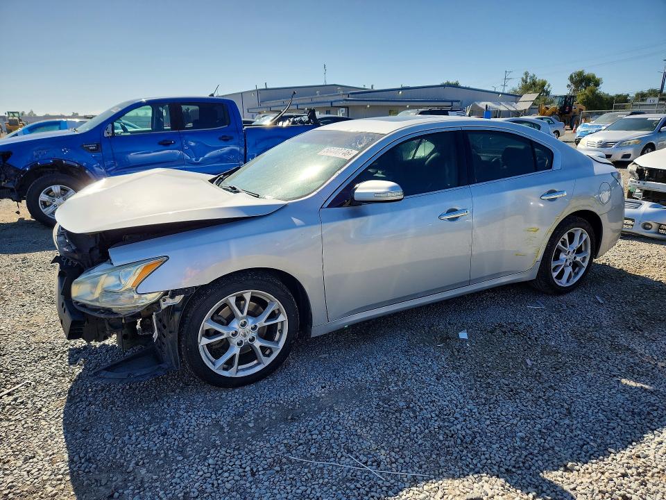 2014 Nissan VIN 1N4AA5AP4EC497320 COPART salvage auction — FRONT END, Ca - Salvage Certificate, sold $250 on 2026-07-24 (photo 1)