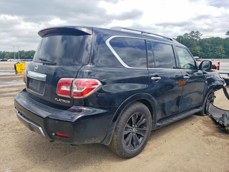 2019 Nissan Armada VIN JN8AY2NF6K9352444 COPART salvage auction — FRONT END, La - Cert Of Title-Salvage, sold $2,450 on 2026-07-17 (photo 3)