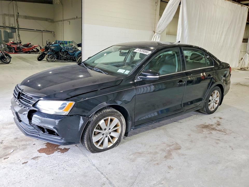 2015 Volkswagen VIN 3VWD17AJ5FM273890 COPART salvage auction — FRONT END, Ny - Mv-907A Salvage Certificate, sold $675 on 2026-07-06 (photo 1)