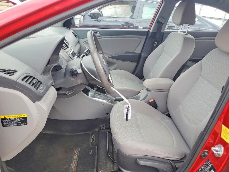 2016 Hyundai Accent VIN KMHCT4AE8GU991081 COPART salvage auction — FRONT END, Nj - Cert Of Title-Salvage, sold $850 on 2026-07-08 (photo 7)
