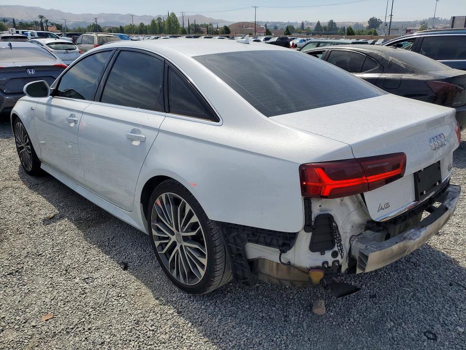 2017 Audi A6 VIN WAUH2AFC2HN006611 COPART salvage auction — REAR END, Ca - Salvage Certificate, sold $5,300 on 2026-07-22 (photo 2)