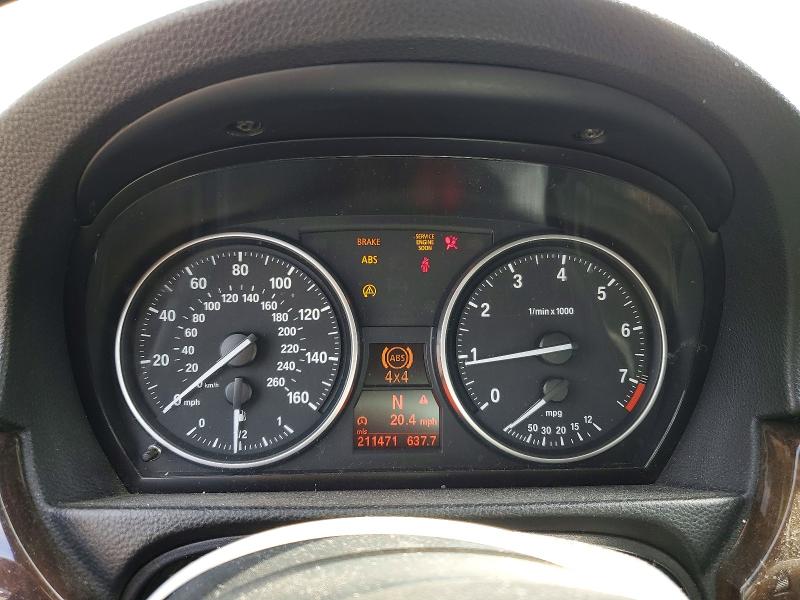 2008 BMW 3 series VIN WBAVC73548KX90106 COPART salvage auction — FRONT END, NY - MV-907A SALVAGE CERTIFICATE, sold $325 on 2026-07-14 (photo 9)