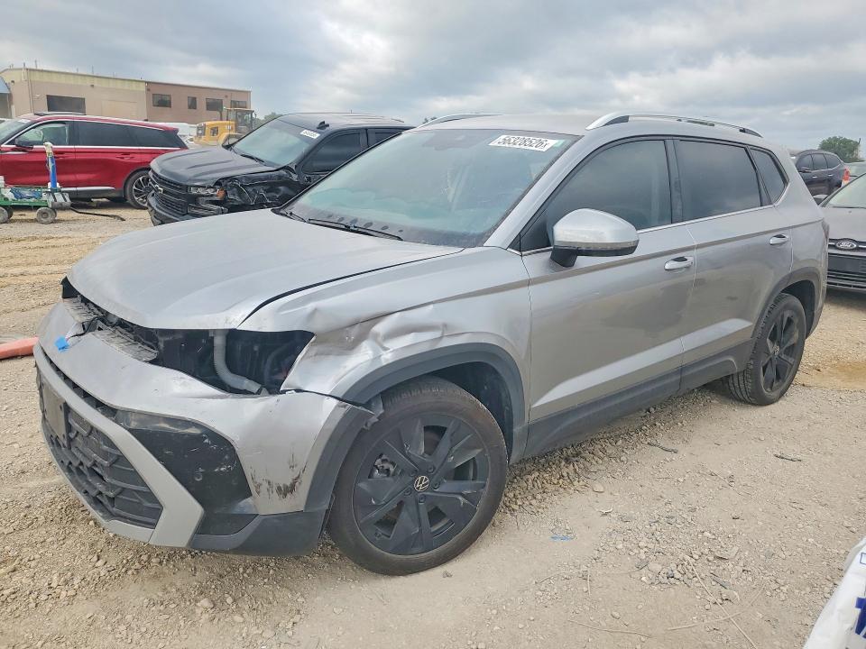 2025 Volkswagen Taos VIN 3VVSC7B25SM004005 — COPART salvage auction photo