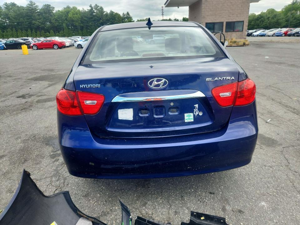 2010 Hyundai Elantra VIN KMHDU4AD3AU886657 COPART salvage auction — FRONT END, Ri - Salvage Certificate Of Title, sold $475 on 2026-07-09 (photo 6)