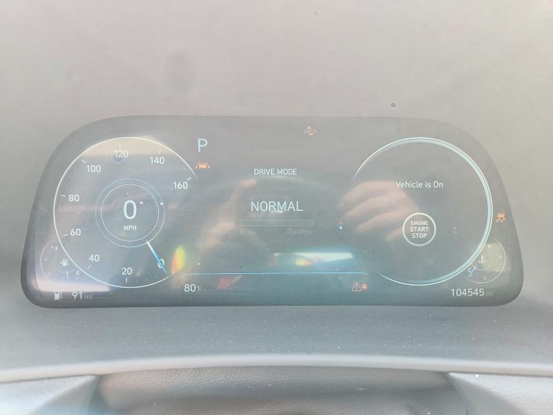 2023 Hyundai Sonata VIN KMHL34J27PA284366 COPART salvage auction — SIDE, Il - Salvage Certificate, sold $7,300 on 2026-07-15 (photo 9)