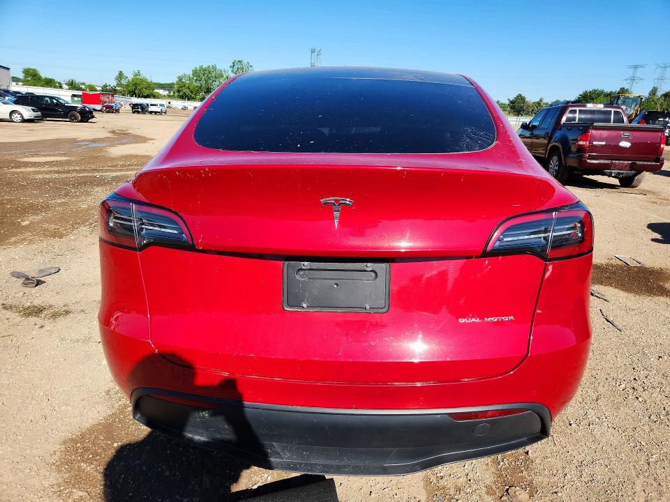 2022 Tesla VIN 7SAYGDEEXNF343579 COPART salvage auction — FRONT END, Il - Salvage Certificate, sold $3,250 on 2026-07-28 (photo 6)