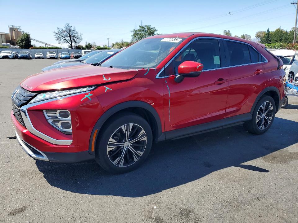 2022 Mitsubishi VIN JA4ASWAA3NZ001813 COPART salvage auction — FRONT END, Ca - Salvage Certificate, sold $3,650 on 2026-07-21 (photo 1)
