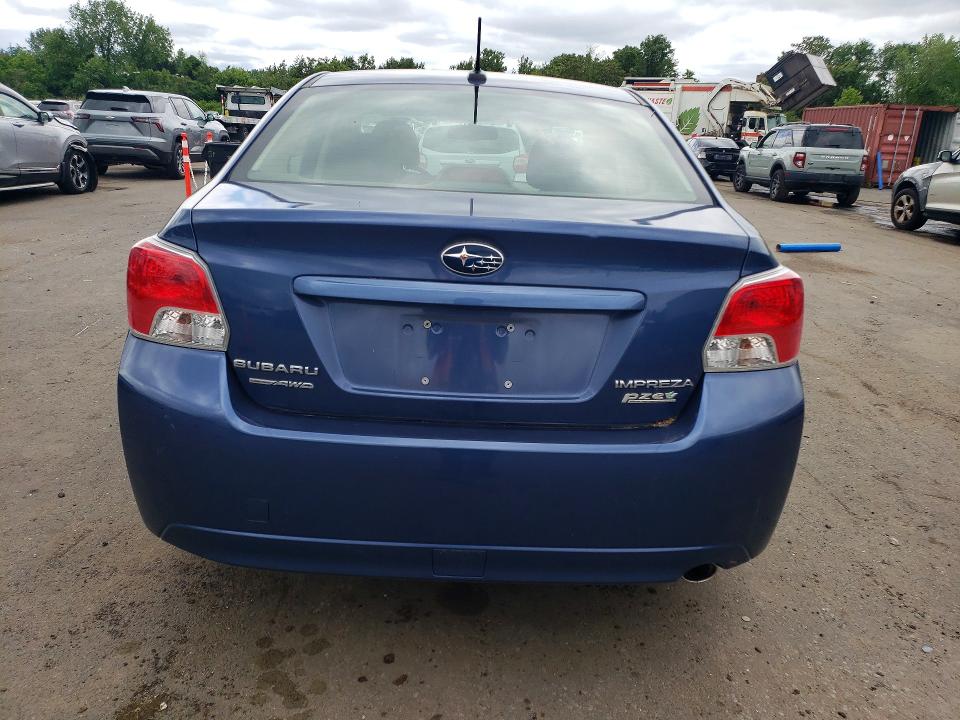 2012 Subaru Impreza VIN JF1GJAF61CH020329 COPART salvage auction — FRONT END, Ct - Cert Of Title-Salvage, sold $475 on 2026-07-24 (photo 6)