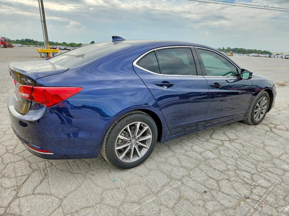 2019 Acura Tlx VIN 19UUB1F31KA008304 COPART salvage auction — MINOR DENT/SCRATCHES, Tx - Certificate Of Title, sold $9,300 on 2026-07-15 (photo 3)