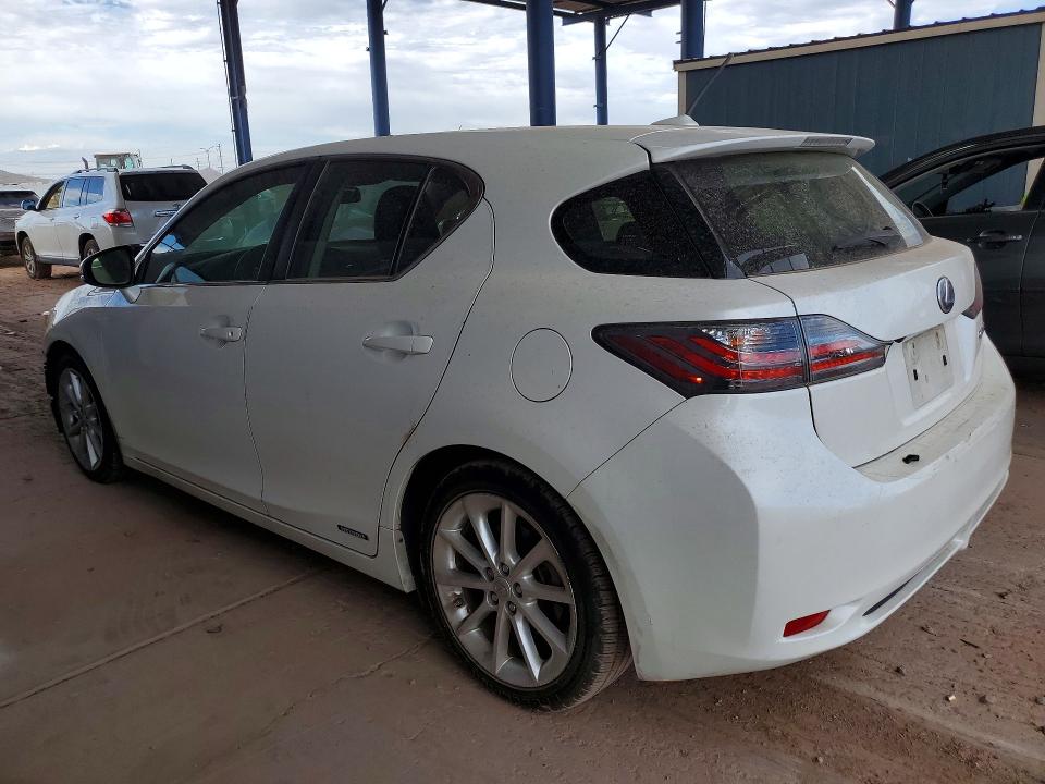 2012 Lexus Ct VIN JTHKD5BH4C2114653 COPART salvage auction — FRONT END, Az - Cert Of Title - Salvage, sold $3,500 on 2026-07-02 (photo 2)