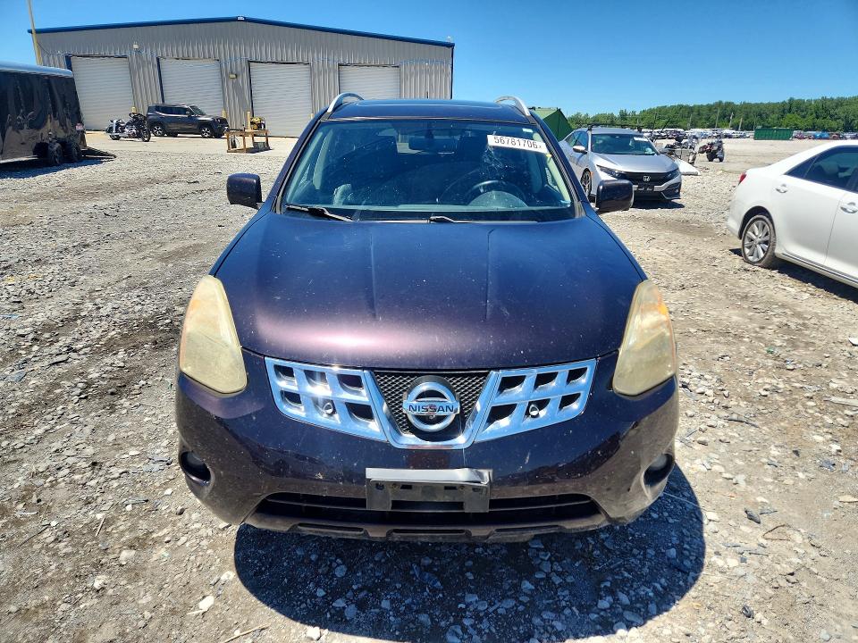 2013 Nissan Rogue VIN JN8AS5MV7DW110021 COPART salvage auction — REAR END, Il - Salvage Certificate, sold $950 on 2026-07-22 (photo 5)
