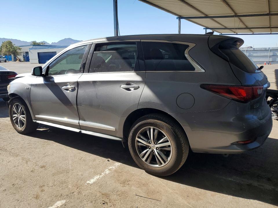 2017 Infiniti VIN 5N1DL0MNXHC515897 COPART salvage auction — FRONT END, Tx - Salvage Vehicle Title, sold $1,000 on 2026-07-17 (photo 2)