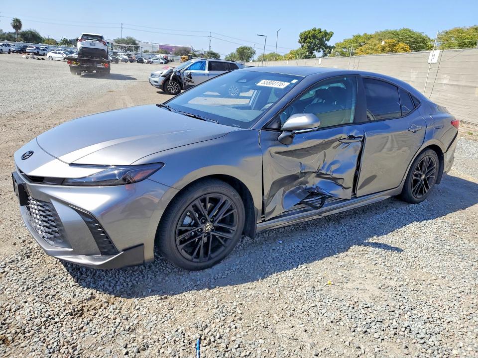 2025 Toyota VIN 4T1DAACK4SU650684 COPART salvage auction — SIDE, Ca - Salvage Certificate, sold $15,000 on 2026-07-02 (photo 1)