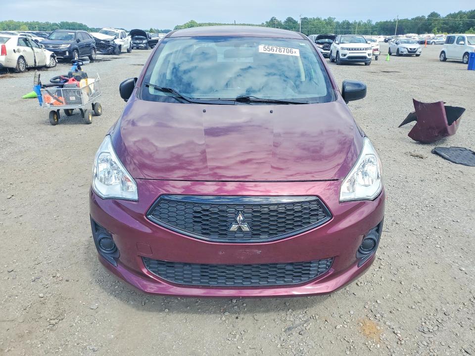 2020 Mitsubishi VIN ML32F4FJ8LHF06640 COPART salvage auction — REAR END, Nc - Salvage Certificate Of Title, sold $2,000 on 2026-07-13 (photo 5)