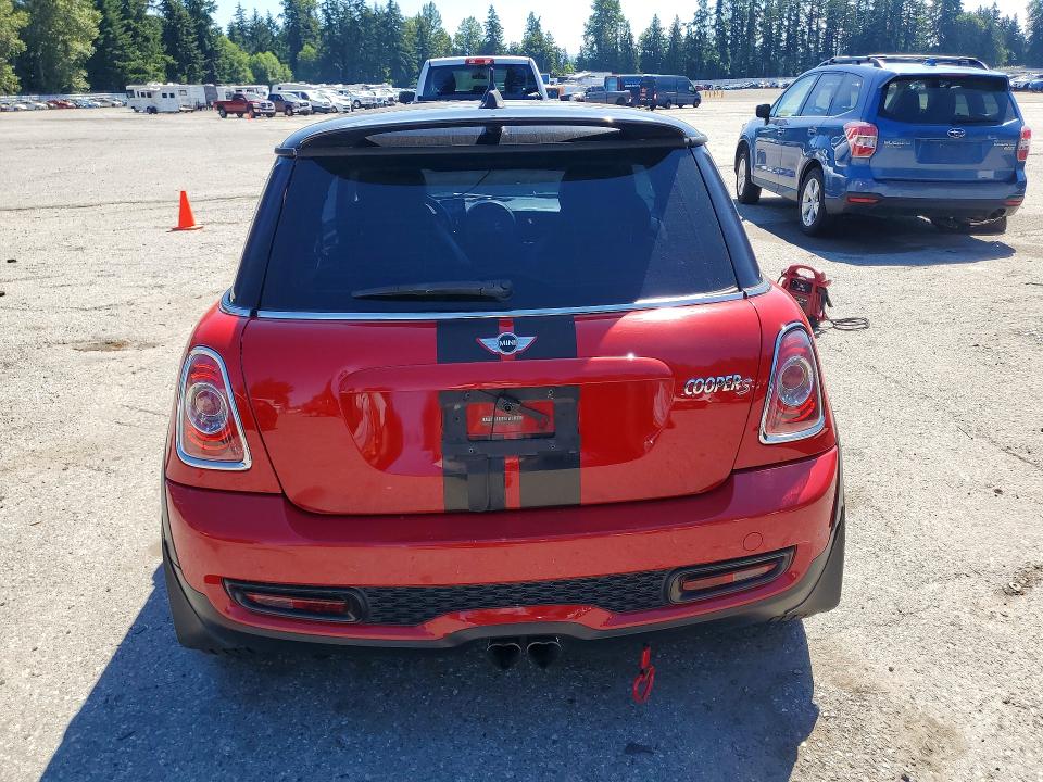 2012 Mini Cooper VIN WMWSV3C51CT385667 COPART salvage auction — FRONT END, Wa - Cert Of Ownership-Rebuilt, sold $525 on 2026-07-03 (photo 6)