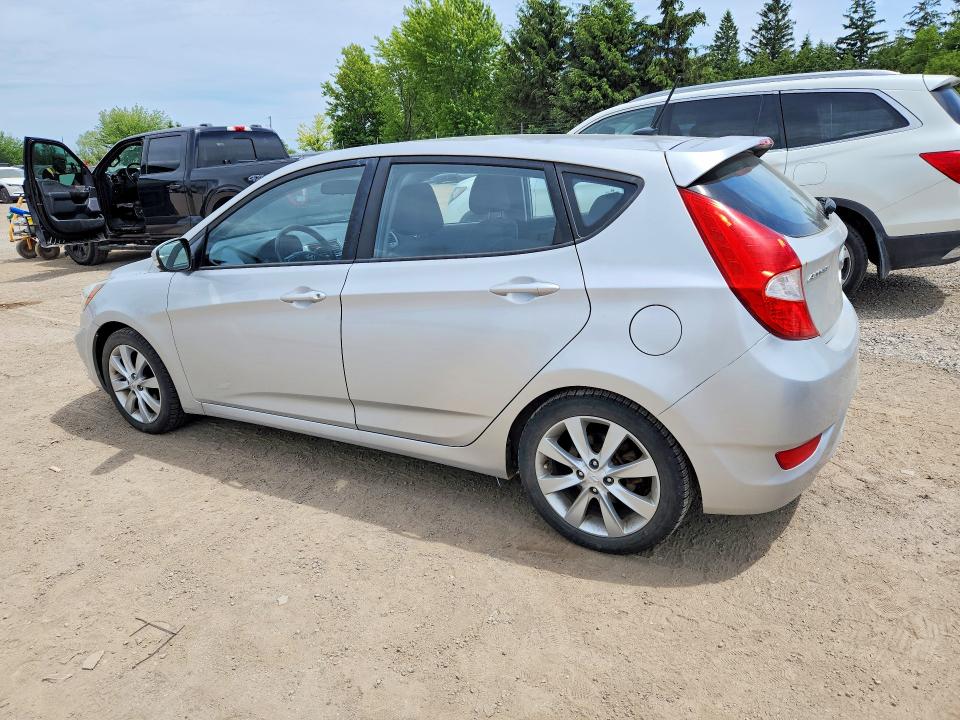 2014 Hyundai Accent VIN KMHCU5AE0EU152347 COPART salvage auction — MINOR DENT/SCRATCHES, On - Permit No Brand - Unfit, sold $900 on 2026-07-15 (photo 2)