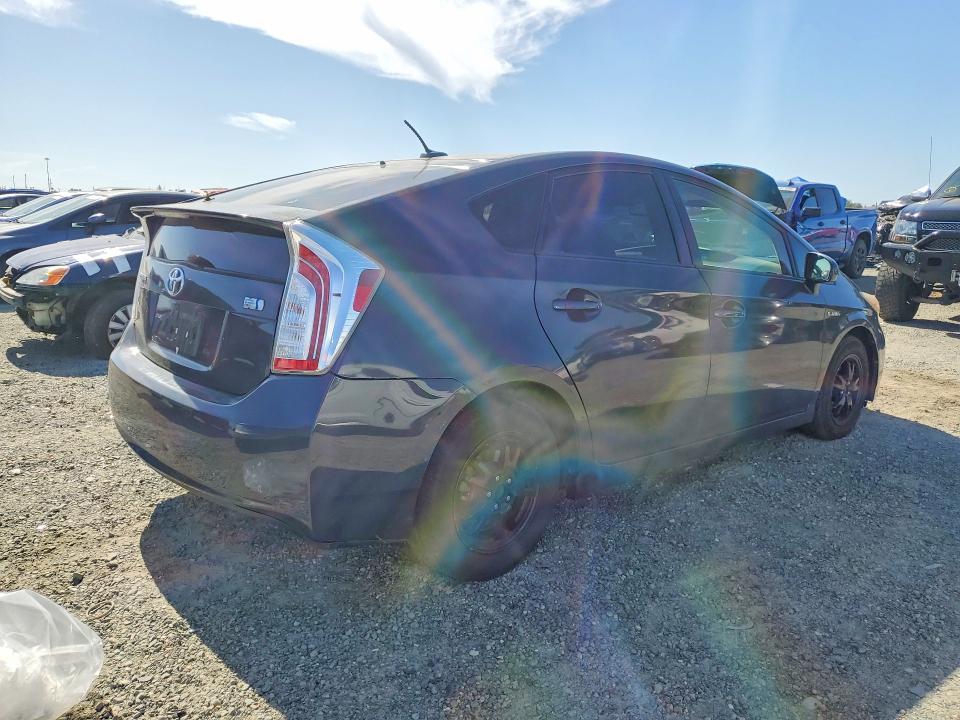 2013 Toyota Prius VIN JTDKN3DU2D5595421 COPART salvage auction — SIDE, Ca - Salvage Certificate, sold $2,650 on 2026-07-02 (photo 3)