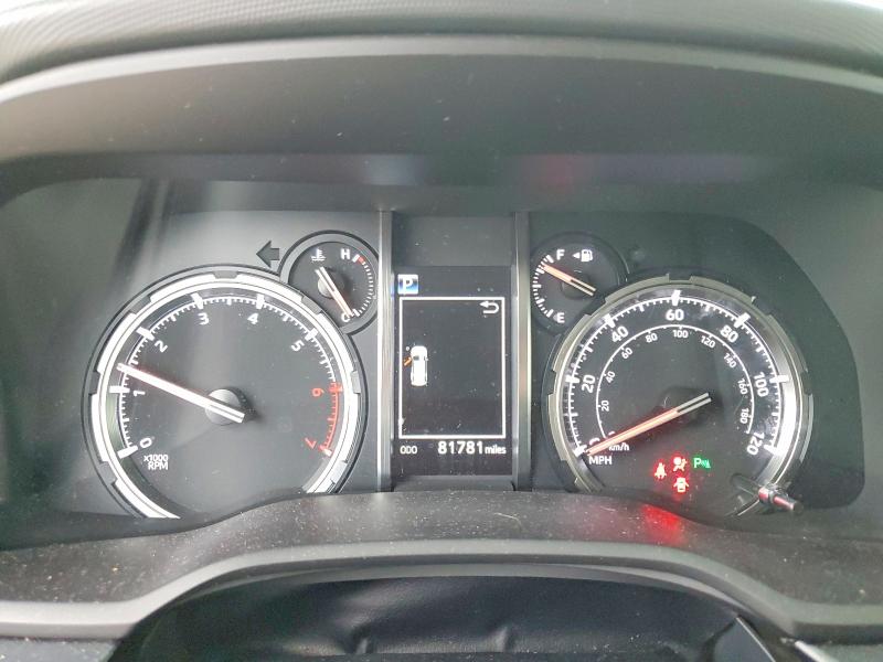 2020 Toyota 4runner VIN JTEBU5JR9L5819065 COPART salvage auction — SIDE, TX - SALVAGE VEHICLE TITLE, sold $20,600 on 2026-07-24 (photo 9)