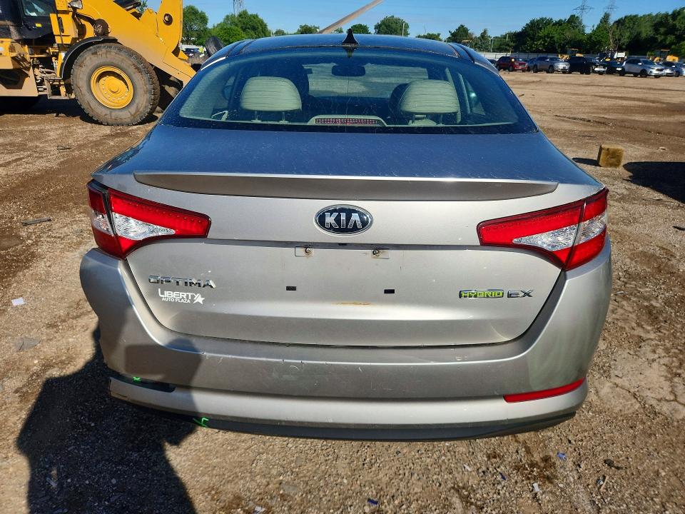 2013 Kia Optima VIN KNAGM4AD6D5054498 COPART salvage auction — REAR END, Il - Salvage Certificate, sold $250 on 2026-07-28 (photo 6)