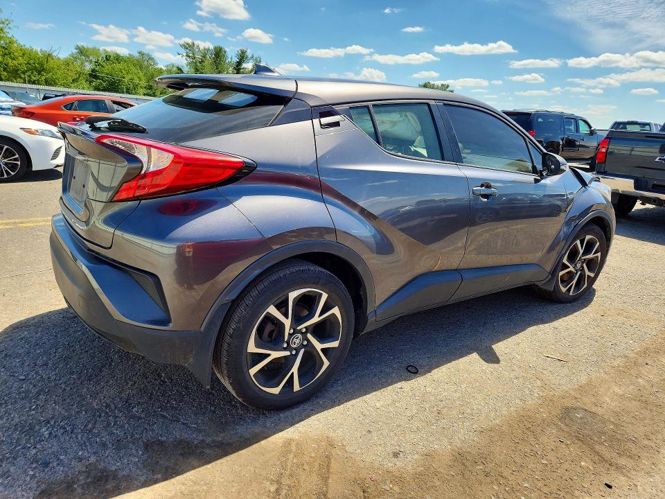 2018 Toyota C-hr VIN JTNKHMBX5J1000554 COPART salvage auction — FRONT END, Pa - Certificate Of Salvage, sold $3,950 on 2026-07-02 (photo 3)