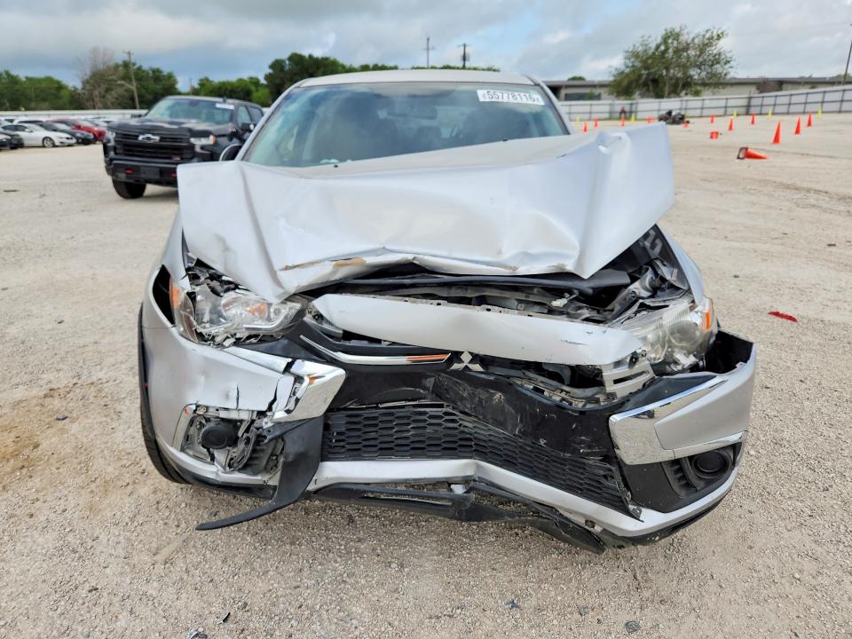 2019 Mitsubishi Outlander VIN JA4AP3AU4KU027128 COPART salvage auction — FRONT END, Tx - Salvage Vehicle Title, sold $2,400 on 2026-07-16 (photo 5)