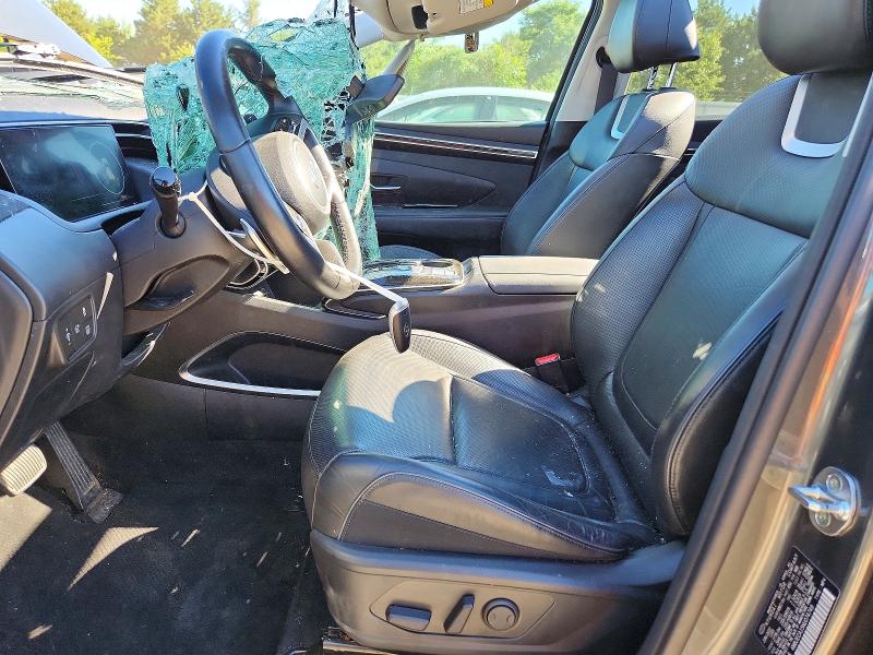2022 Hyundai Tucson VIN KM8JECA15NU074749 COPART salvage auction — ROOF, Il - Salvage Certificate, sold $8,400 on 2026-07-28 (photo 7)
