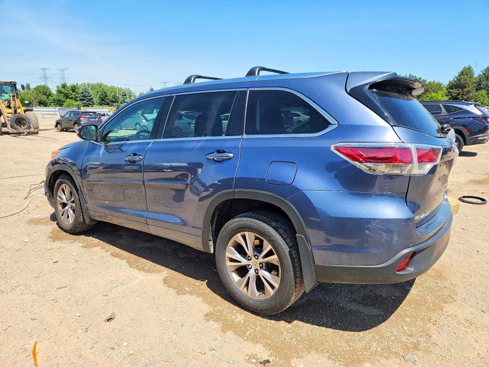 2015 Toyota VIN 5TDJKRFH6FS177030 COPART salvage auction — FRONT END, Il - Salvage Certificate, sold $6,000 on 2026-07-16 (photo 2)