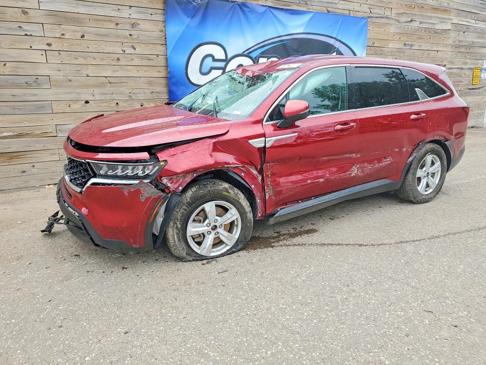 2022 Kia Sorento VIN 5XYRG4LCXNG106246 COPART salvage auction — FRONT END, MN - CERTIFICATE OF TITLE, sold $1,300 on 2026-07-16 (photo 1)