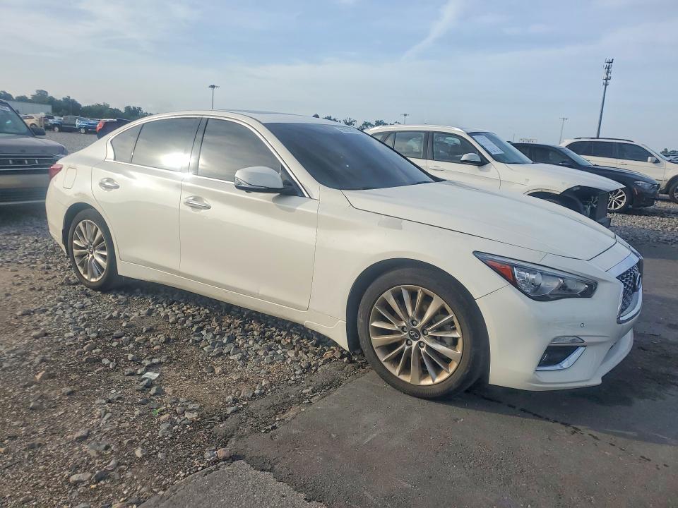 2021 Infiniti Q50 VIN JN1EV7BR7MM753571 COPART salvage auction — NORMAL WEAR, Fl - Cert Of Title-Flood Damaged (P), sold $12,500 on 2026-07-29 (photo 4)