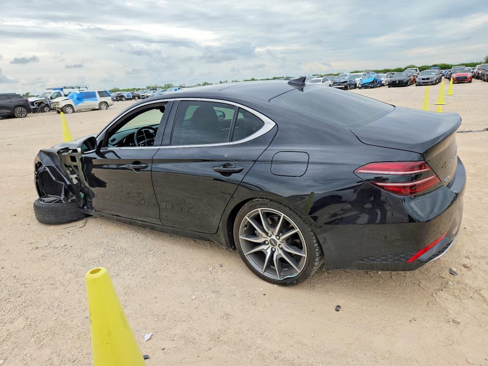 2022 Genesis G70 VIN KMTG34TA5NU103725 COPART salvage auction — FRONT END, TX - SALVAGE VEHICLE TITLE (P), sold $3,850 on 2026-07-16 (photo 2)