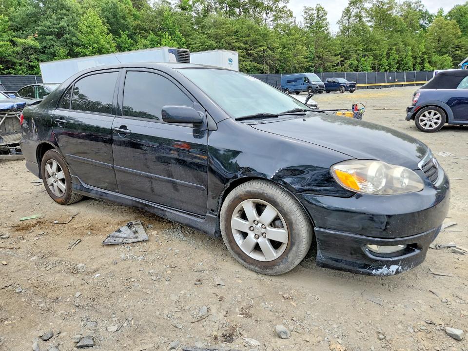 2007 Toyota Corolla VIN 2T1BR30E27C821225 COPART salvage auction — FRONT END, Md - Cert Of Salvage > 75% Damage, sold $2,350 on 2026-07-02 (photo 4)