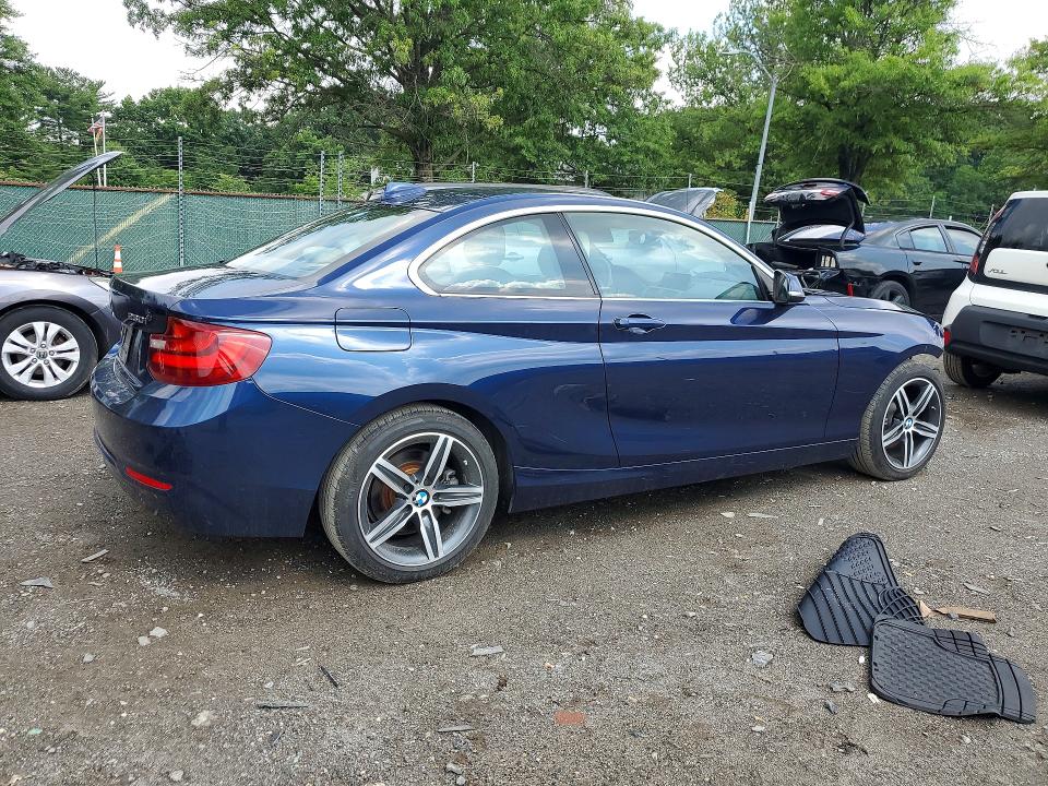 2017 BMW 2er VIN WBA2H9C36HV642553 COPART salvage auction — FRONT END, Md - Cert Of Salvage > 75% Damage, sold $4,300 on 2026-07-14 (photo 3)