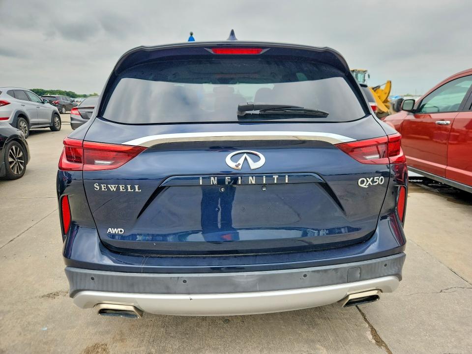 2019 Infiniti Qx50 VIN 3PCAJ5M30KF111736 COPART salvage auction — FRONT END, Tx - Certificate Of Title, sold $8,800 on 2026-07-10 (photo 6)