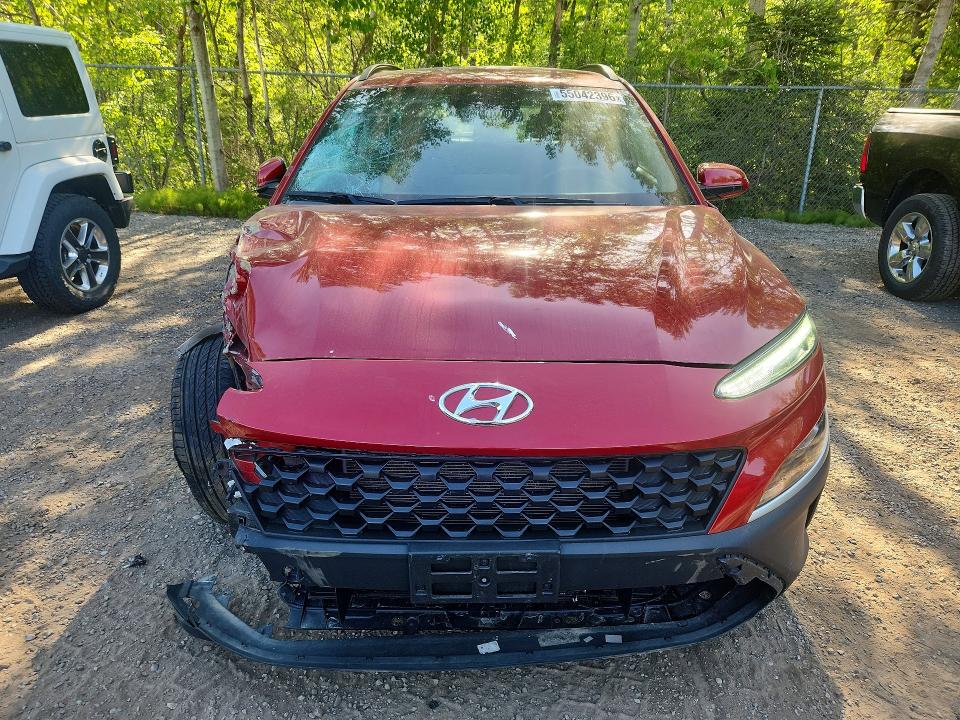 2023 Hyundai Kona VIN KM8K2CAB0PU933383 COPART salvage auction — FRONT END, On - Permit Salvage, sold $200 on 2026-07-28 (photo 5)