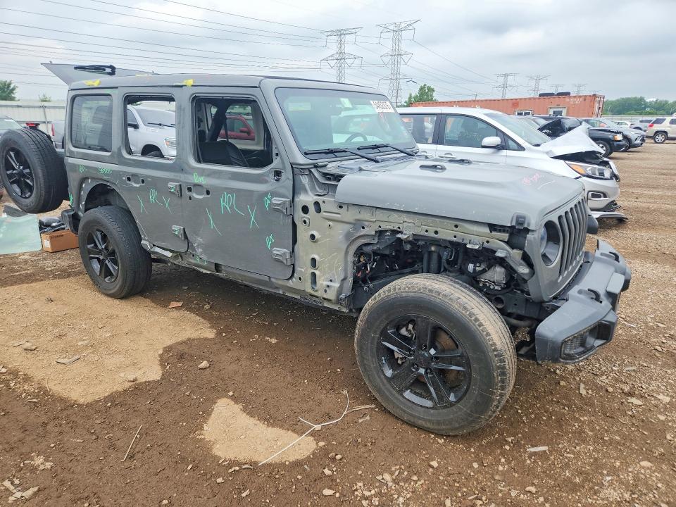 2020 Jeep Wrangler unlimited VIN 1C4HJXEN2LW330558 COPART salvage auction — ALL OVER, Il - Salvage Certificate, sold $8,800 on 2026-07-09 (photo 4)