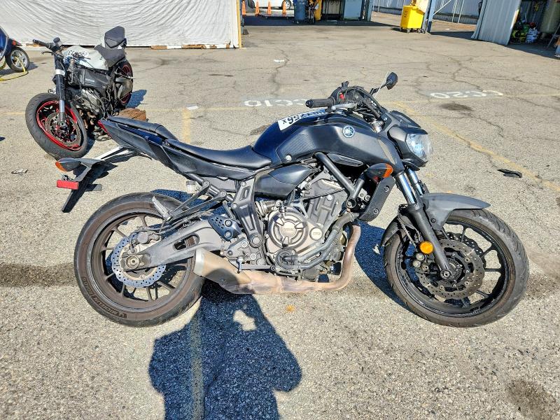 2019 Yamaha Mt VIN JYARM27E2KA002883 COPART salvage auction — FRONT END, Ca - Salvage Certificate, sold $800 on 2026-07-30 (photo 1)