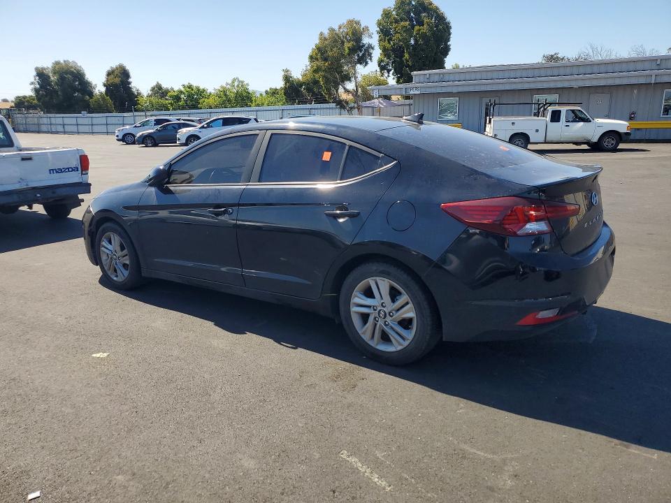 2019 Hyundai Elantra VIN KMHD84LF5KU782613 COPART salvage auction — VANDALISM, CA - SALVAGE CERTIFICATE, sold $2,000 on 2026-07-27 (photo 2)