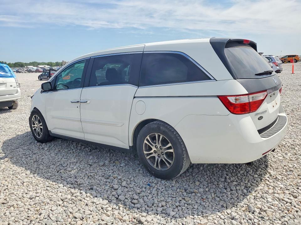 2013 Honda Odyssey VIN 5FNRL5H67DB047232 COPART salvage auction — FRONT END, Mi - Cert Of Title-Rebuilt Salvage, sold $775 on 2026-07-02 (photo 2)