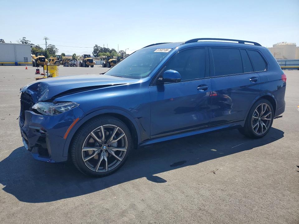 2019 BMW X7 VIN 5UXCX4C56KLS37731 COPART salvage auction — FRONT END, Ca - Salvage Certificate, sold $60 on 2026-07-29 (photo 1)