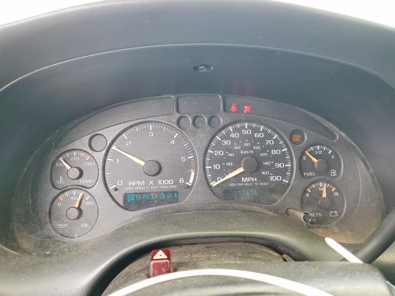 2003 Chevrolet Blazer VIN 1GNDT13X03K142162 COPART salvage auction — FRONT END, Wa - Vehicle Cert Of Ownership-Titl, sold $350 on 2026-07-02 (photo 9)